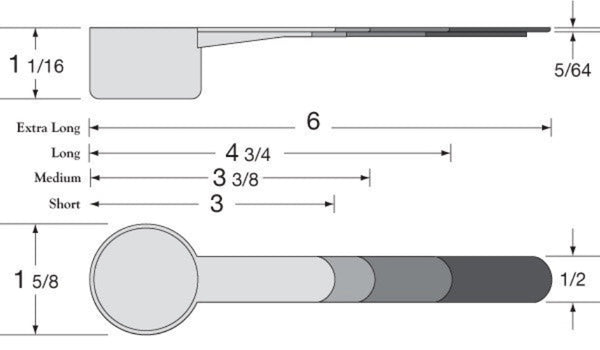  30 cc scoop for exact measure.  1 oz. scoop.