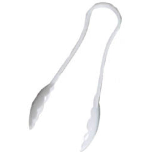 Tongs: Scallop grip tongs, 6 inch in 3 colors: Black, Clear and White.  Scoops-Scoops.com  Thunder Group PLSGTG06
